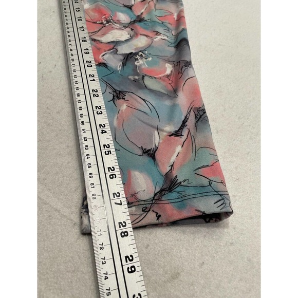 Balance Collection Size XL Women's Black Floral Colorblock Leggings Yoga Workout - Picture 5 of 10